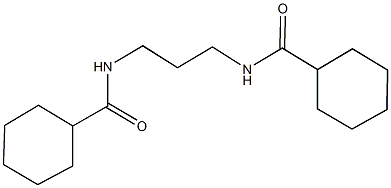 N-{3-[(cyclohexylcarbonyl)amino]propyl}cyclohexanecarboxamide 구조식 이미지