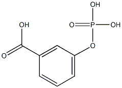 3-(Phosphonooxy)benzoic acid 구조식 이미지