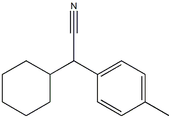 Cyclohexyl(4-methylphenyl)acetonitrile 구조식 이미지