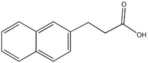 3-(2-naphthyl)propanoic acid Structure