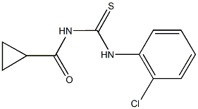 N-(2-chlorophenyl)-N'-(cyclopropylcarbonyl)thiourea 구조식 이미지