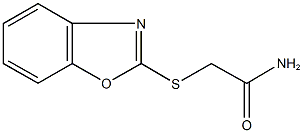 2-(1,3-benzoxazol-2-ylsulfanyl)acetamide Structure