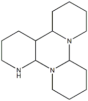 tetradecahydro-2H,9aH-tripyrido[1,2-a:1,2-c:3,2-e]pyrimidine 구조식 이미지