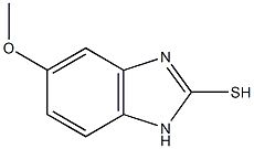 5-methoxy-1H-benzimidazol-2-yl hydrosulfide Structure