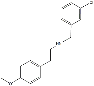 N-(3-chlorobenzyl)-2-(4-methoxyphenyl)ethanamine Structure