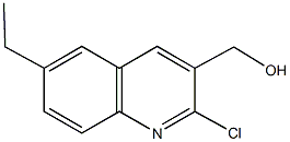 (2-chloro-6-ethyl-3-quinolinyl)methanol 구조식 이미지