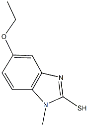 5-ethoxy-1-methyl-1H-benzimidazole-2-thiol 구조식 이미지
