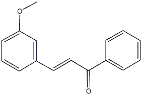 3-(3-methoxyphenyl)-1-phenyl-2-propen-1-one 구조식 이미지