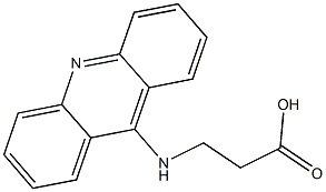 N-(9-acridinyl)-beta-alanine Structure