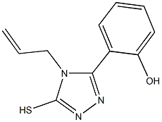 2-(4-allyl-5-sulfanyl-4H-1,2,4-triazol-3-yl)phenol 구조식 이미지
