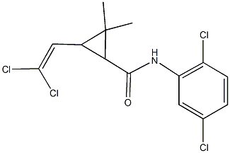 N-(2,5-dichlorophenyl)-3-(2,2-dichlorovinyl)-2,2-dimethylcyclopropanecarboxamide Structure