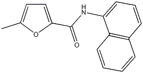 5-methyl-N-(1-naphthyl)-2-furamide Structure