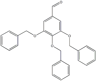 3,4,5-tris(benzyloxy)benzaldehyde 구조식 이미지