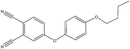 4-(4-butoxyphenoxy)phthalonitrile Structure