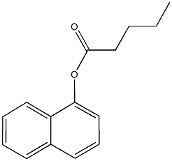 1-naphthyl pentanoate 구조식 이미지