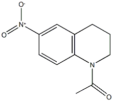 1-acetyl-6-nitro-1,2,3,4-tetrahydroquinoline 구조식 이미지