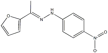 1-(2-furyl)ethanone {4-nitrophenyl}hydrazone Structure