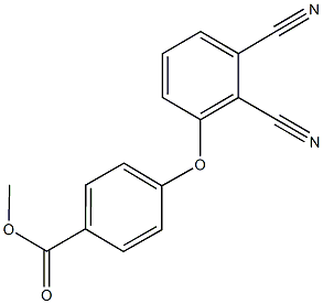 methyl 4-(2,3-dicyanophenoxy)benzoate 구조식 이미지