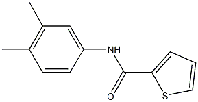 N-(3,4-dimethylphenyl)-2-thiophenecarboxamide Structure