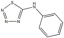 N-phenyl-N-(1,2,3,4-thiatriazol-5-yl)amine 구조식 이미지