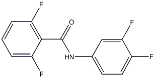 N-(3,4-difluorophenyl)-2,6-difluorobenzamide Structure