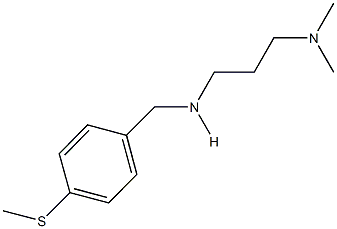 N-[3-(dimethylamino)propyl]-N-[4-(methylsulfanyl)benzyl]amine Structure