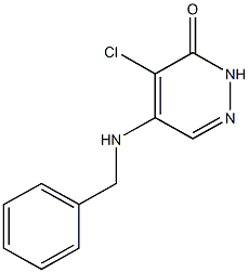 5-(benzylamino)-4-chloro-3(2H)-pyridazinone Structure