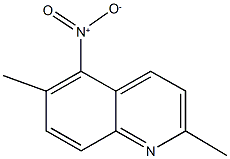 5-nitro-2,6-dimethylquinoline 구조식 이미지