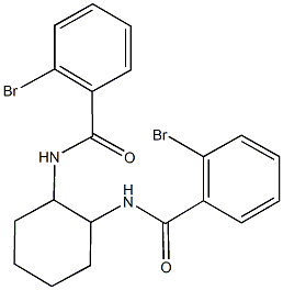 2-bromo-N-{2-[(2-bromobenzoyl)amino]cyclohexyl}benzamide Structure