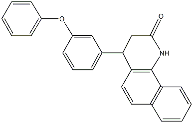 4-(3-phenoxyphenyl)-3,4-dihydrobenzo[h]quinolin-2(1H)-one 구조식 이미지