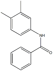 N-(3,4-dimethylphenyl)benzamide Structure