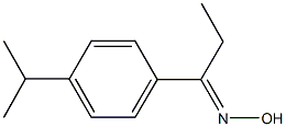 1-(4-isopropylphenyl)-1-propanone oxime Structure