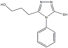 3-(4-phenyl-5-sulfanyl-4H-1,2,4-triazol-3-yl)-1-propanol Structure