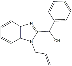(1-allyl-1H-benzimidazol-2-yl)(phenyl)methanol Structure