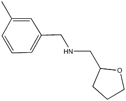 N-(3-methylbenzyl)-N-(tetrahydro-2-furanylmethyl)amine 구조식 이미지