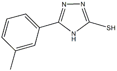 5-(3-methylphenyl)-2,4-dihydro-3H-1,2,4-triazole-3-thione Structure