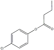 4-chlorophenyl butyrate Structure