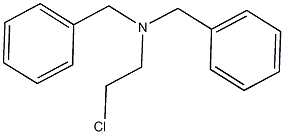 N,N-dibenzyl-N-(2-chloroethyl)amine Structure