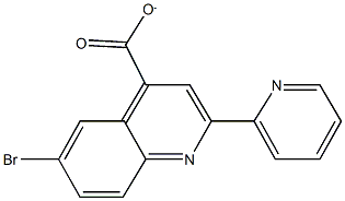 6-bromo-2-(2-pyridinyl)-4-quinolinecarboxylic acid Structure