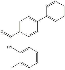 N-(2-iodophenyl)[1,1'-biphenyl]-4-carboxamide Structure