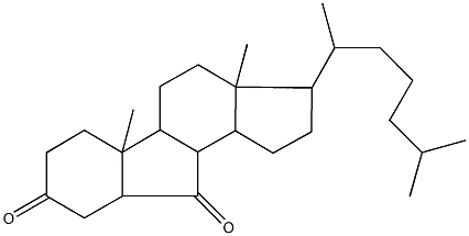 3-(1,5-dimethylhexyl)-3a,5b-dimethyltetradecahydrocyclopenta[a]fluorene-8,10-dione 구조식 이미지