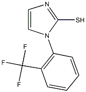 1-[2-(trifluoromethyl)phenyl]-1H-imidazol-2-yl hydrosulfide Structure