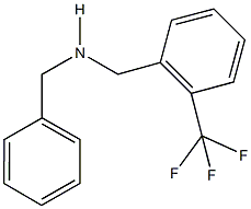 N-benzyl-N-[2-(trifluoromethyl)benzyl]amine 구조식 이미지