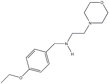 N-(4-ethoxybenzyl)-N-[2-(4-morpholinyl)ethyl]amine 구조식 이미지