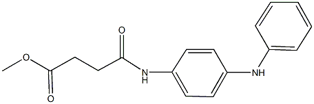 methyl 4-(4-anilinoanilino)-4-oxobutanoate Structure