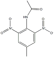 N-{2,6-bisnitro-4-methylphenyl}acetamide 구조식 이미지