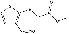 methyl [(3-formyl-2-thienyl)sulfanyl]acetate 구조식 이미지