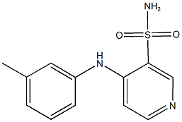 4-(3-toluidino)pyridine-3-sulfonamide 구조식 이미지