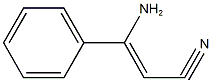 3-amino-3-phenylacrylonitrile 구조식 이미지