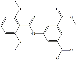 dimethyl 5-[(2,6-dimethoxybenzoyl)amino]isophthalate 구조식 이미지